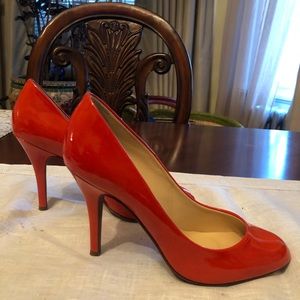 J.CREW MONA PATENT PUMPS SIZE 8